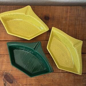 MCM Vintage ash trays (group of 3) California L30 atomic era Mid-Century-Modern